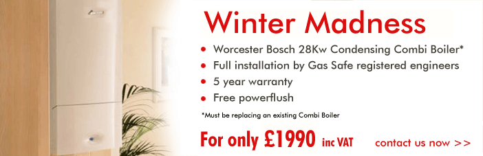 Boiler fitted for only &pound;1890 - links to contact form